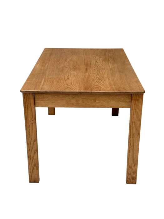 Art Deco Dining Table by J.A. Muntendam, Solid Oak, 1920s Dutch Design